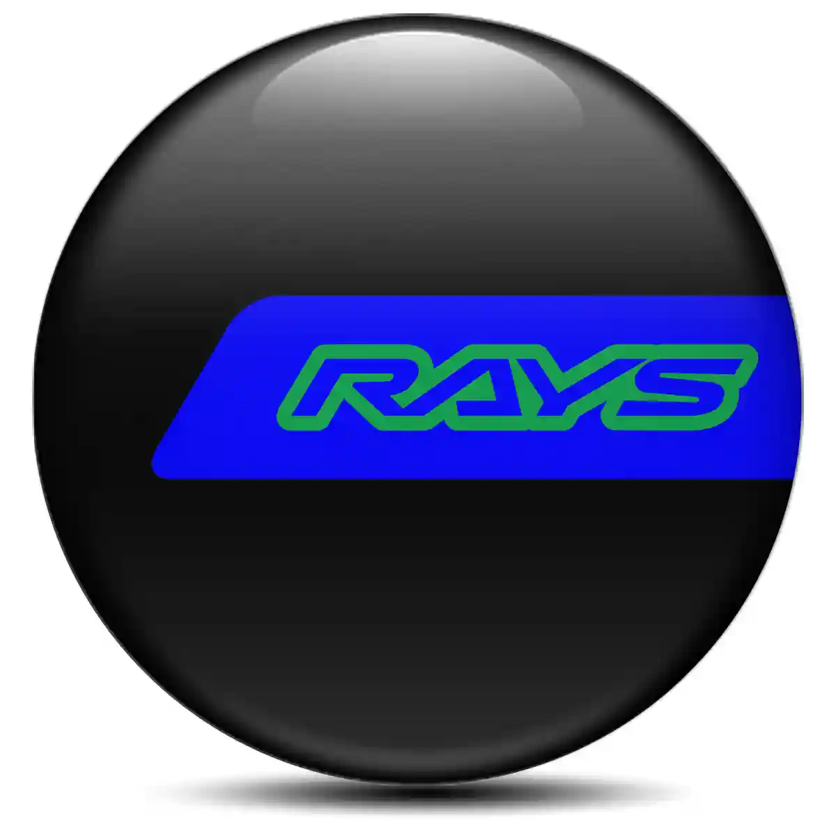 RAYS Badge Emblems Center Cap Sleek Style