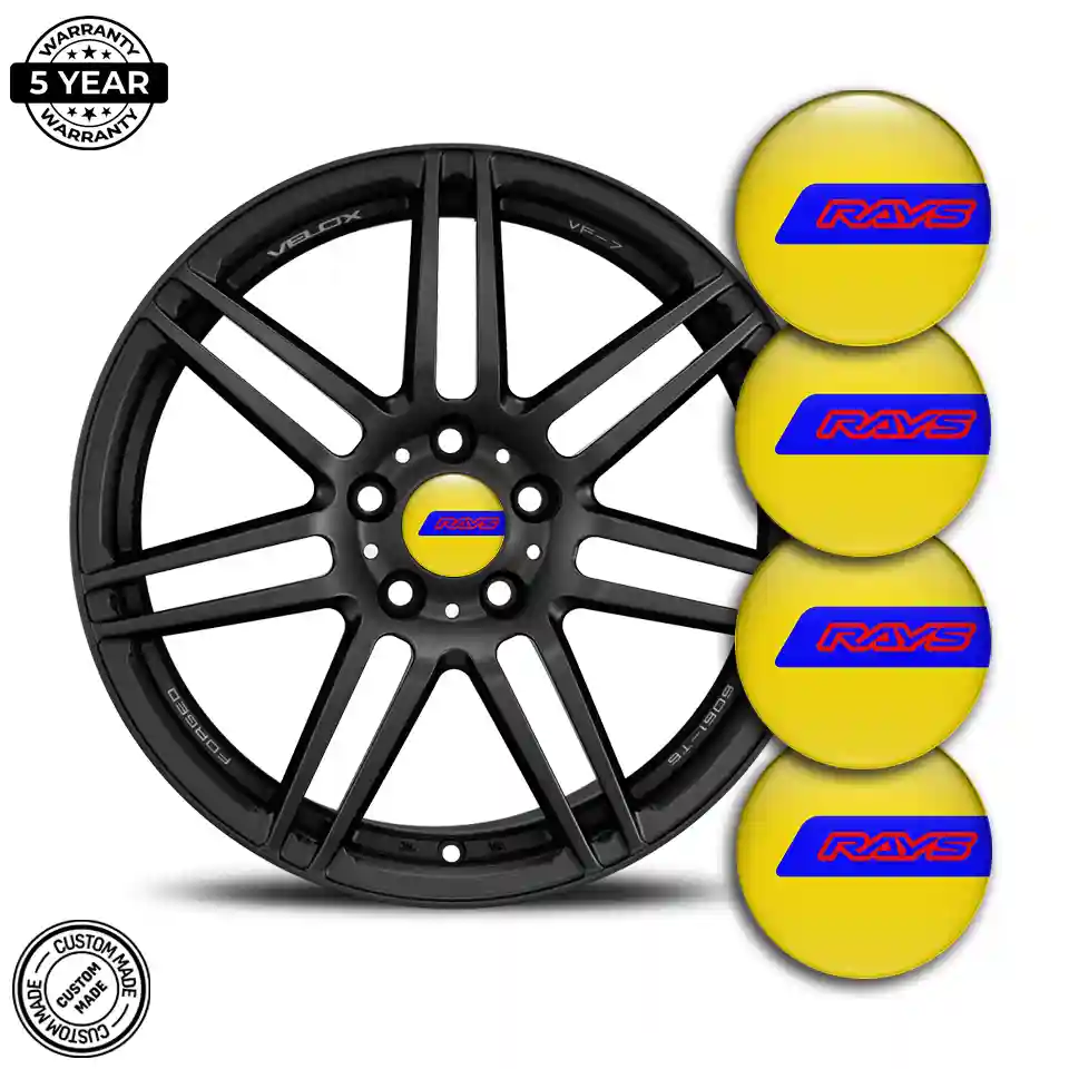 RAYS Domed Emblem Self-Adhesive Prime Quality