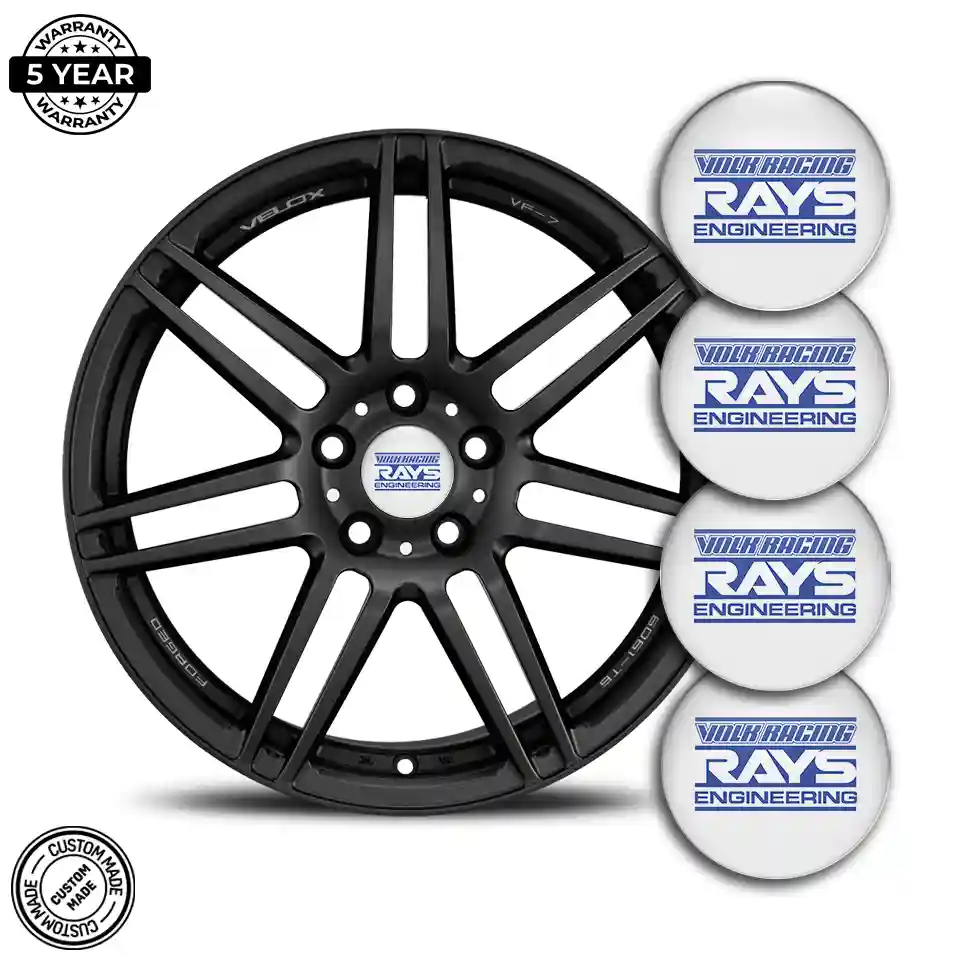RAYS Domed Sticker Self-Adhesive Refined Design