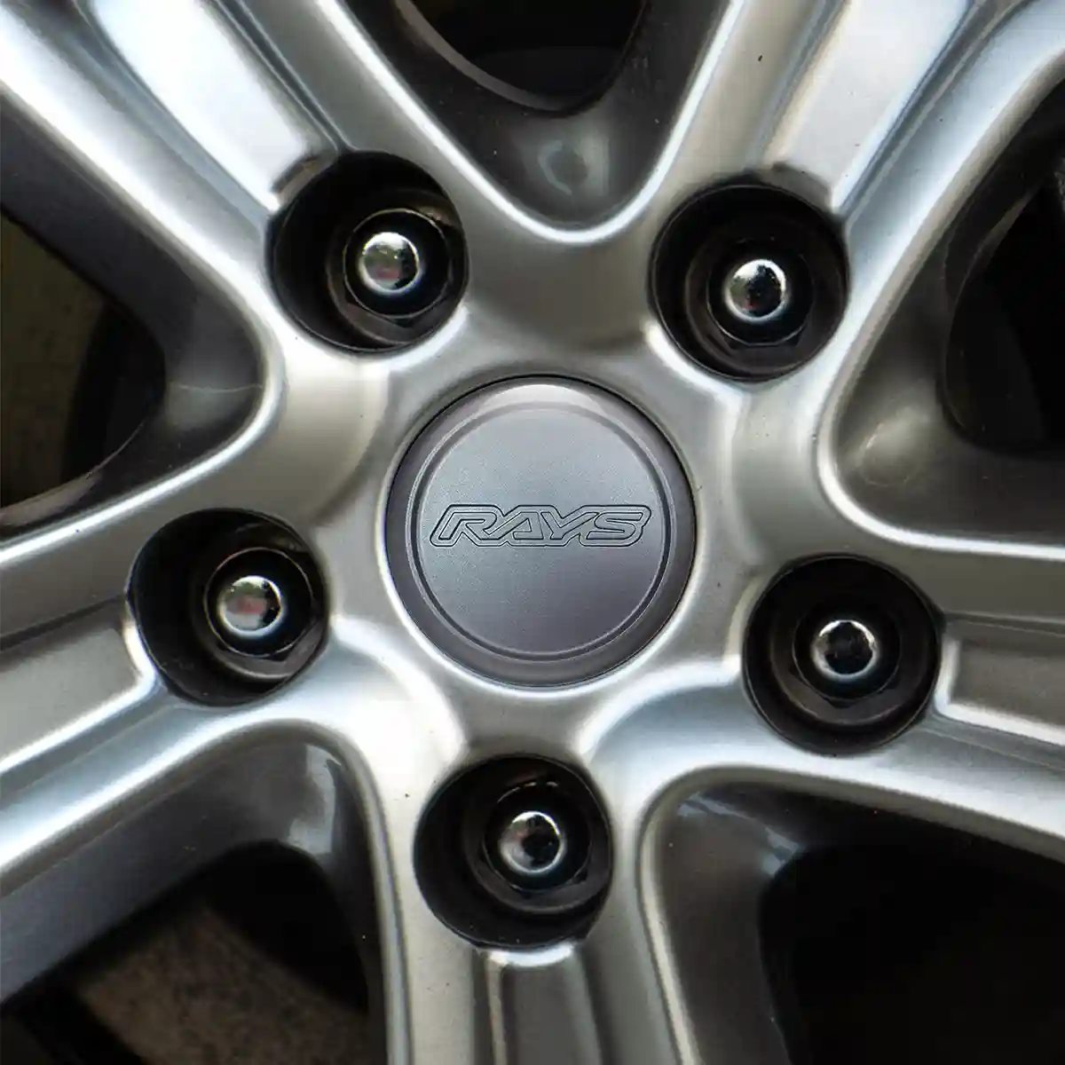 RAYS Domed Sticker Self-Adhesive Sleek Style