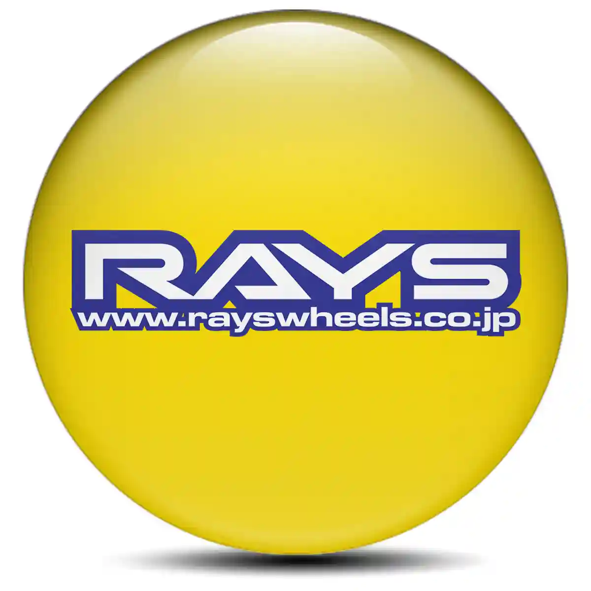RAYS Domed Sticker Sleek Style