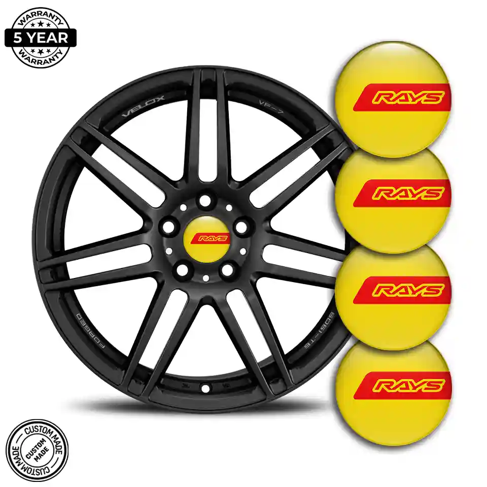 RAYS Emblem Badge Self-Adhesive Elite Finish