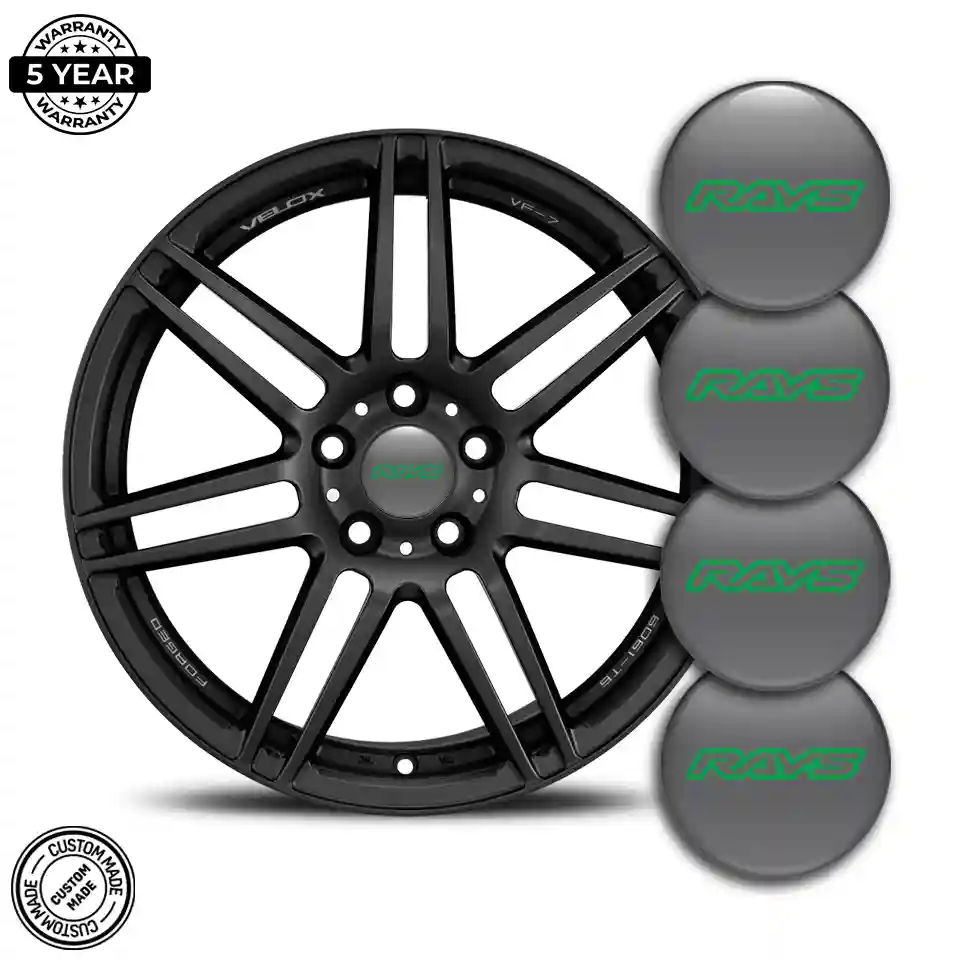 RAYS Emblem Center Hub Cap Self-Adhesive Refined Design