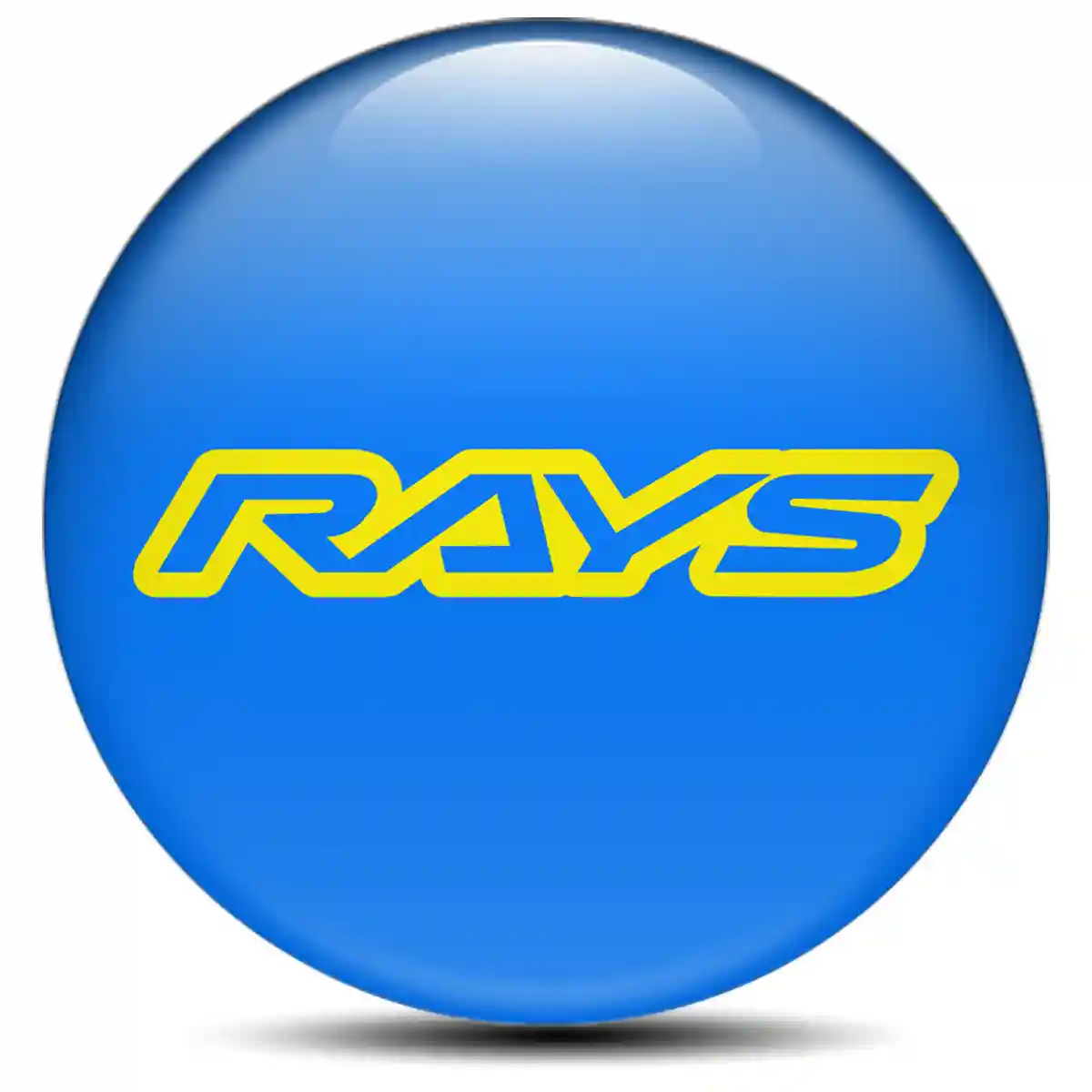 RAYS Emblem Center Hub Cap Self-Adhesive Sleek Style