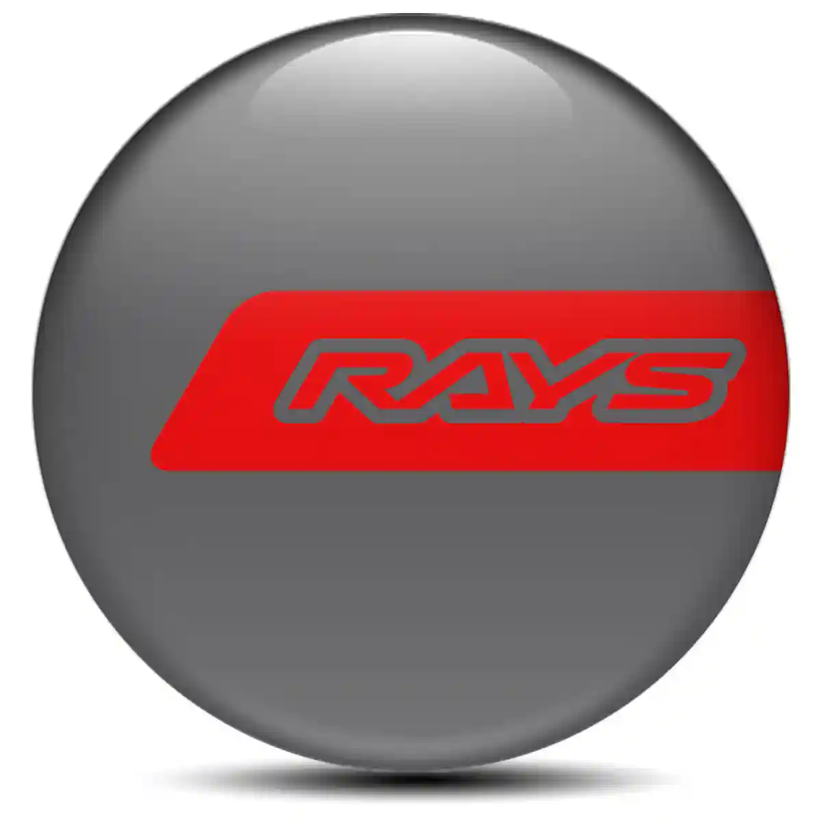 RAYS Emblem Epoxy Self-Adhesive Sleek Style