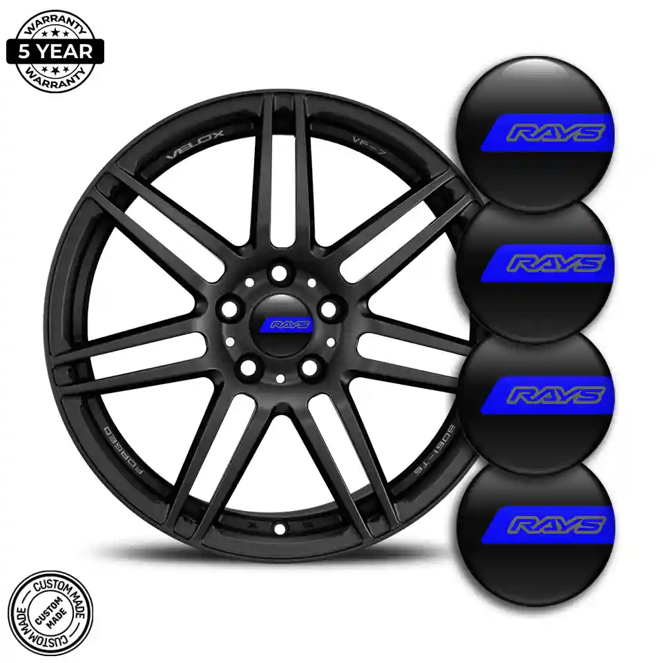 RAYS Emblem Wheel Center Caps Elite Finish
