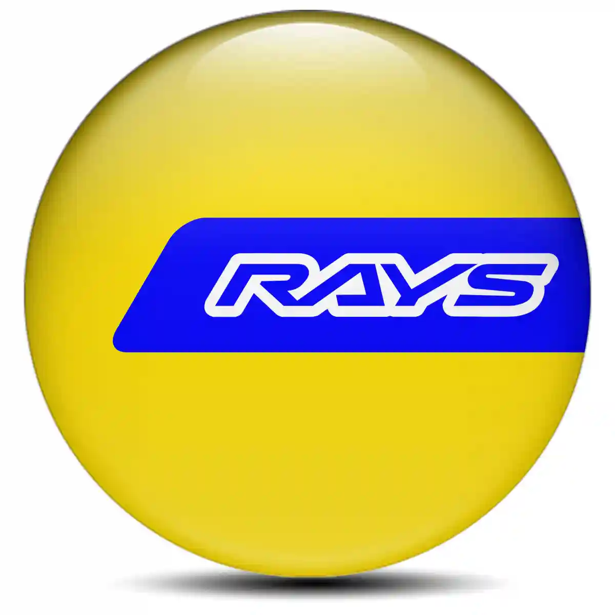 RAYS Emblem Wheel Center Caps Refined Design