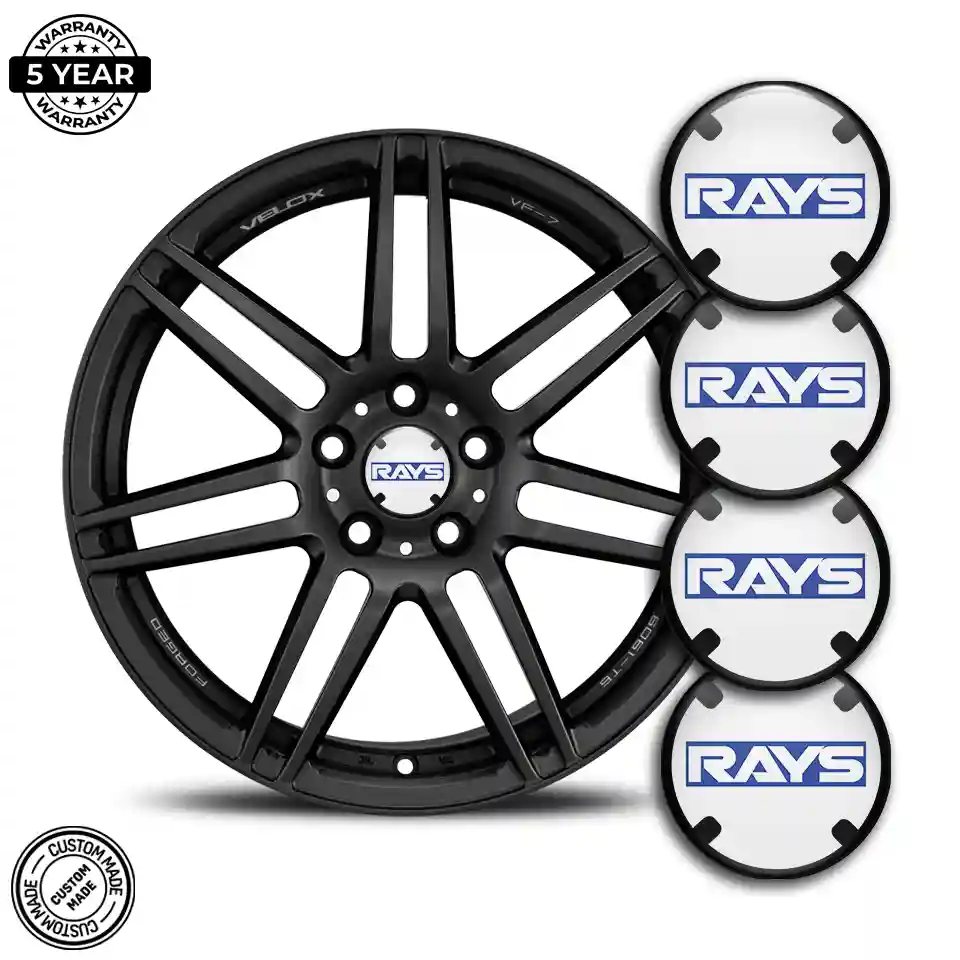 RAYS Emblem Wheel Center Caps Sleek Style