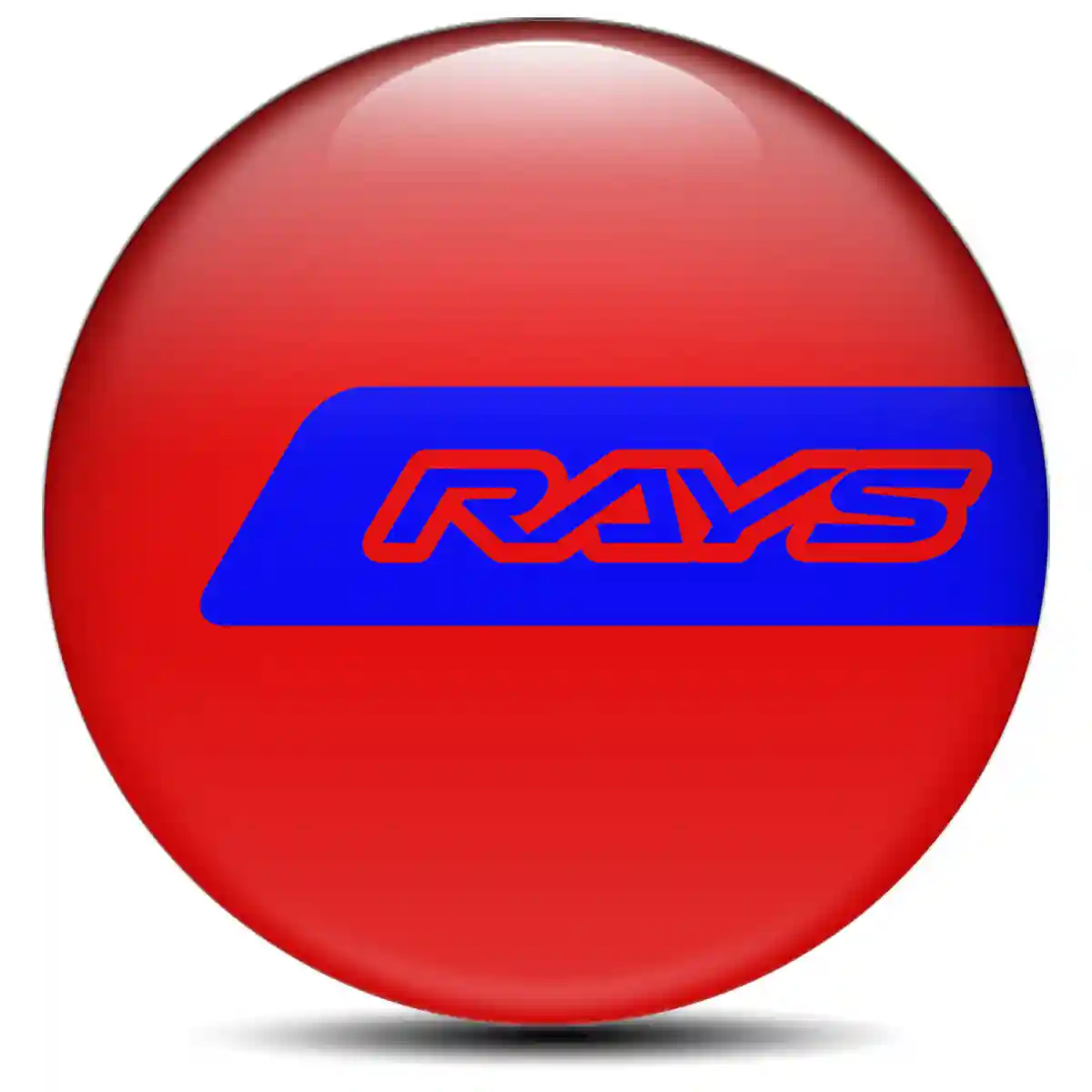 RAYS Epoxy Sticker Sleek Style