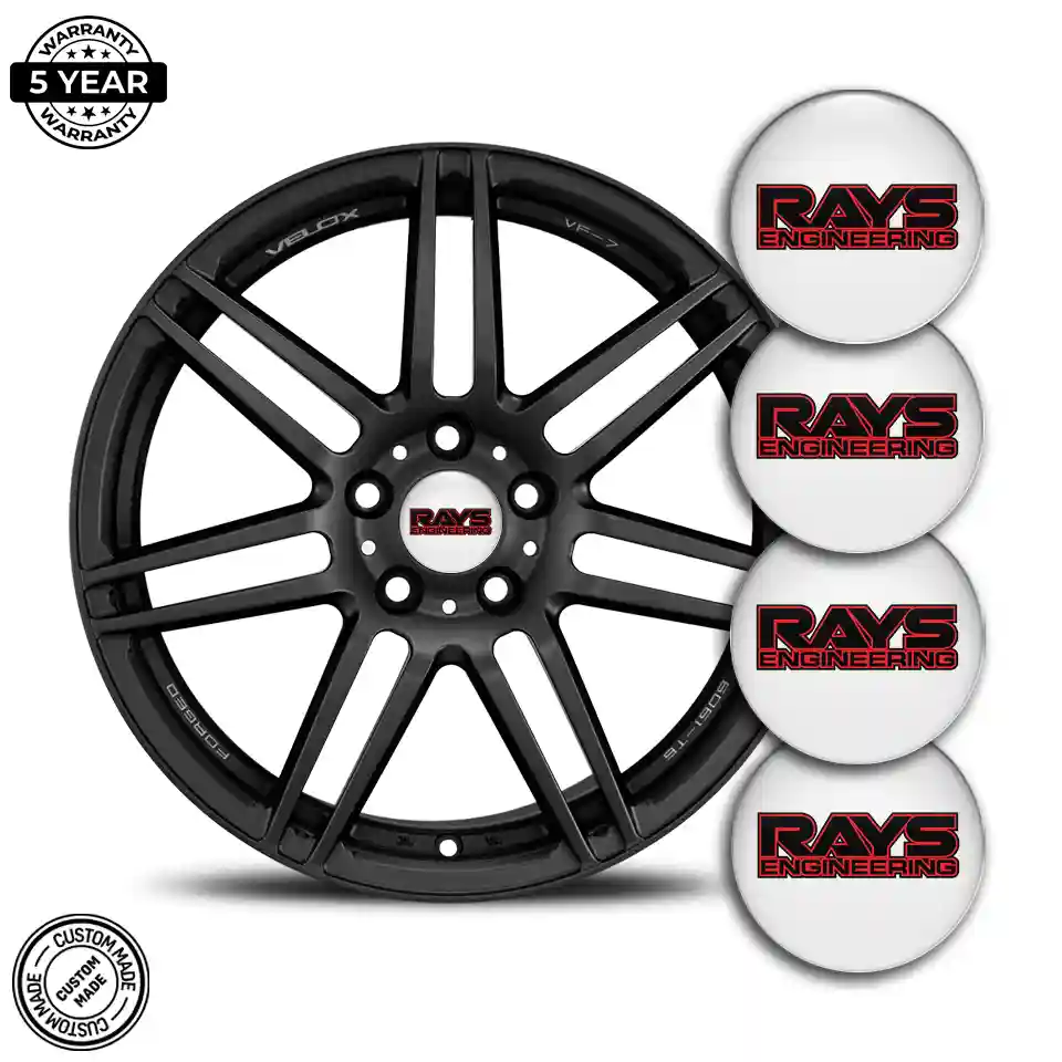 RAYS Logo Emblem Self-Adhesive Superior Craft