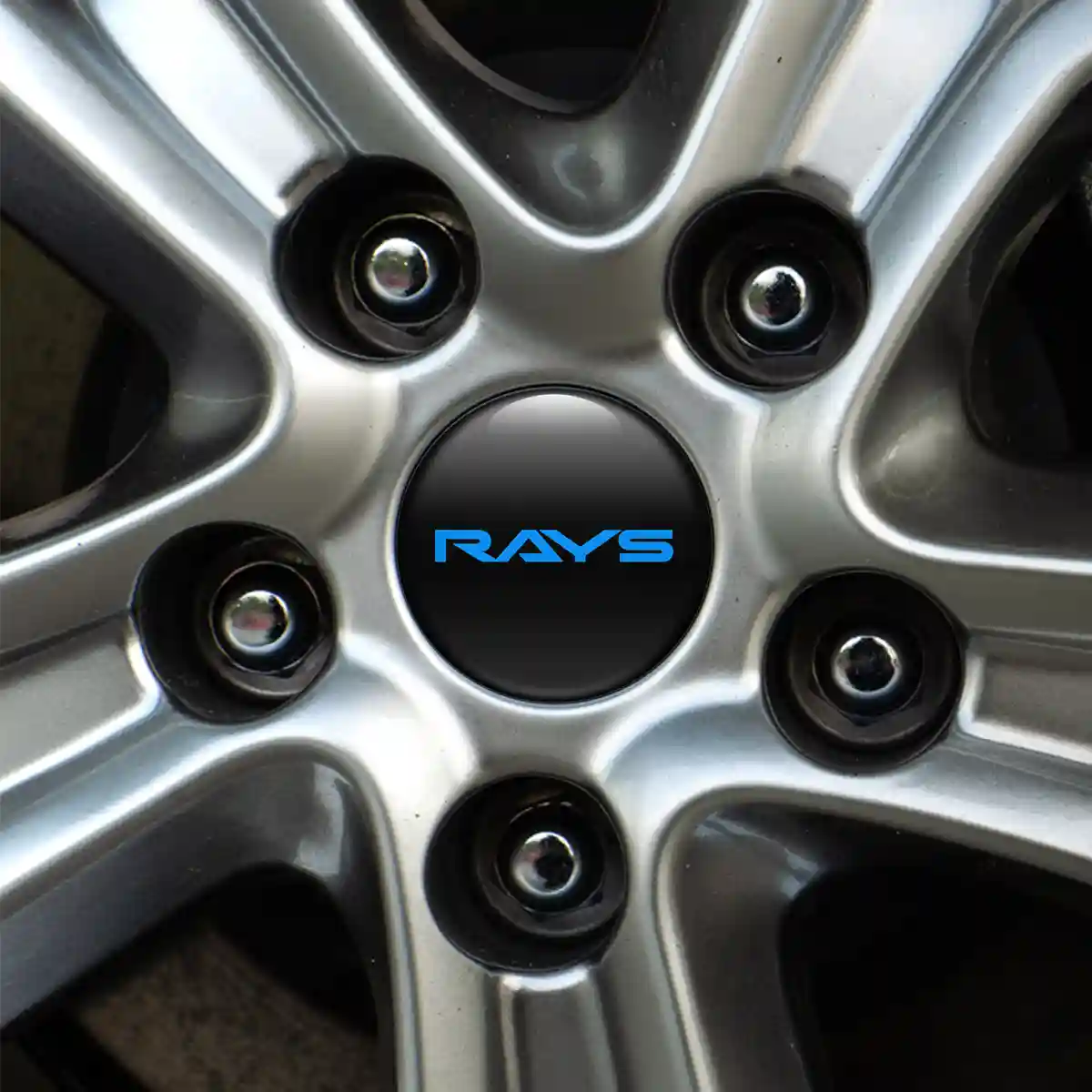 RAYS Logo Silicone Badge Refined Design