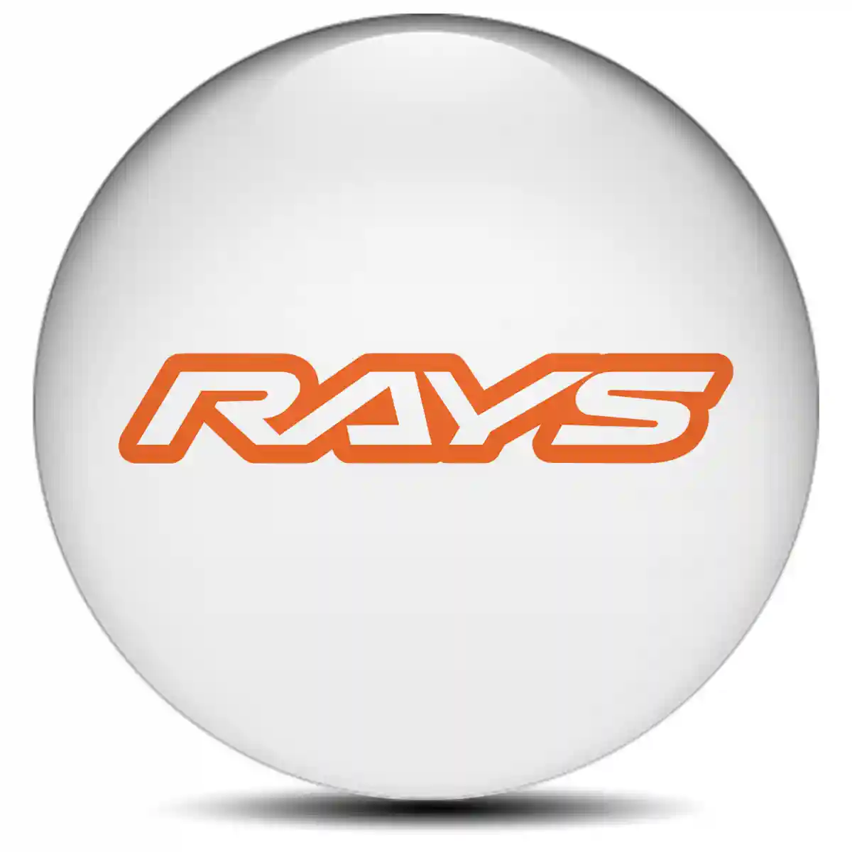 RAYS Logo Silicone Emblem Self-Adhesive Prime Quality