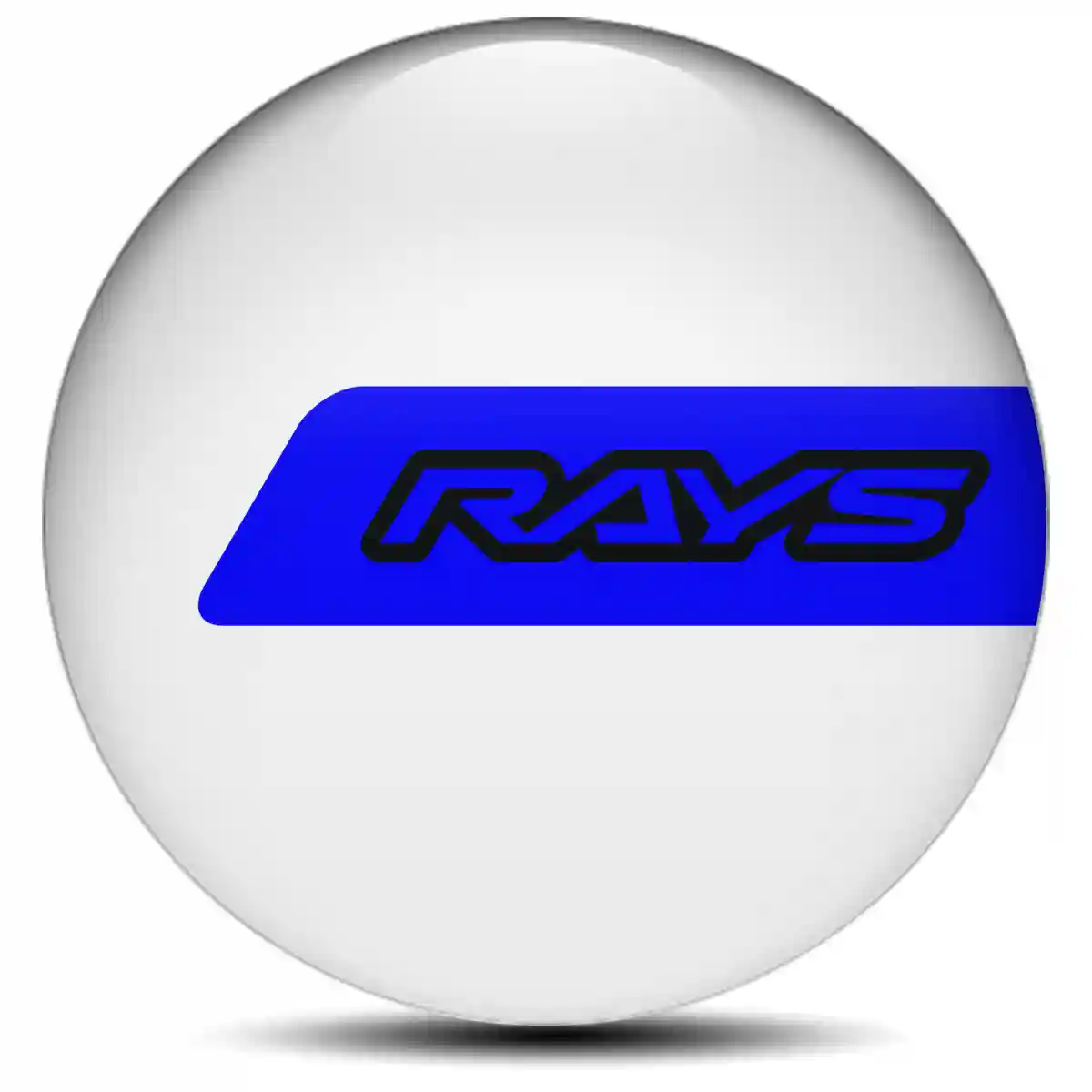 RAYS Logo Silicone Sticker Prime Quality
