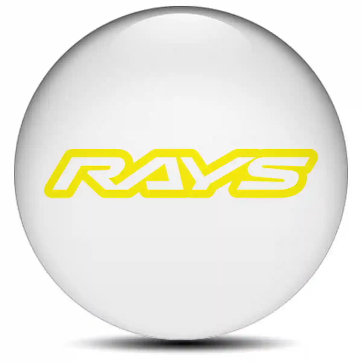RAYS Logo Silicone Sticker Refined Design