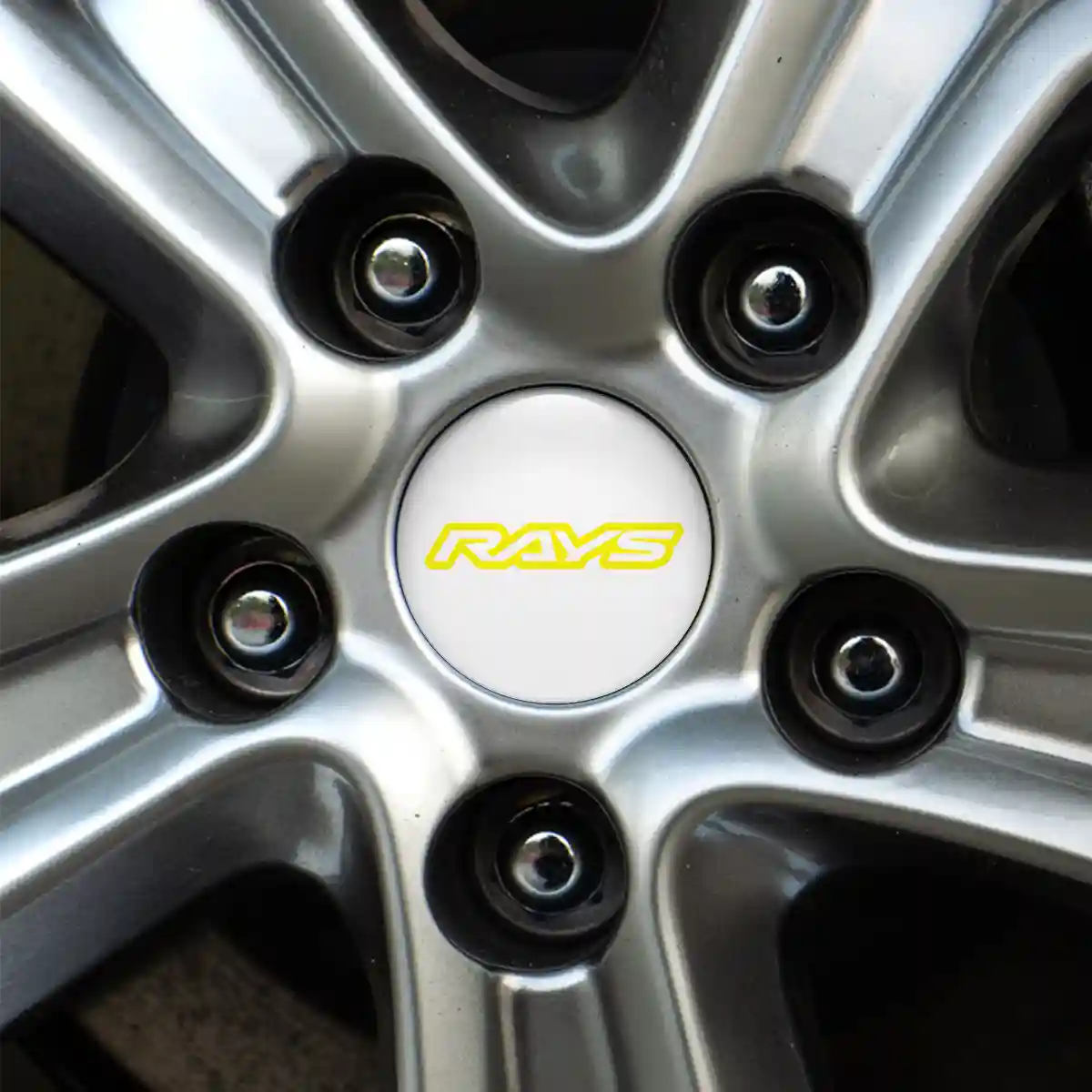 RAYS Logo Silicone Sticker Refined Design
