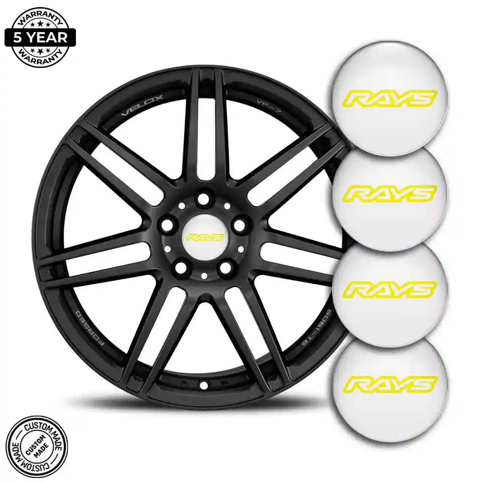 RAYS Logo Silicone Sticker Refined Design