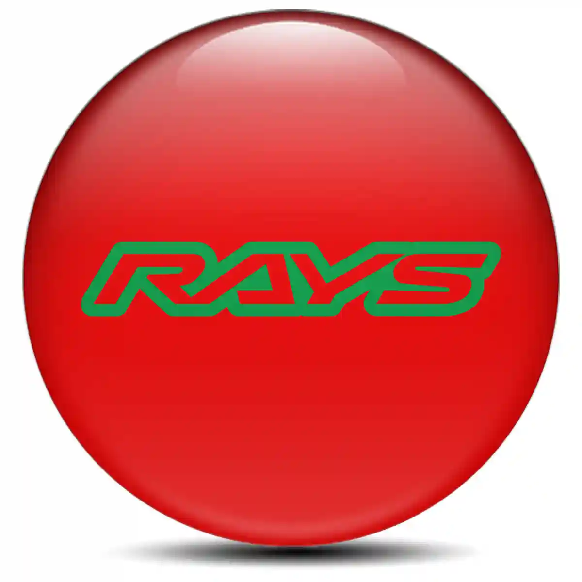 RAYS Logo Silicone Sticker Superior Craft