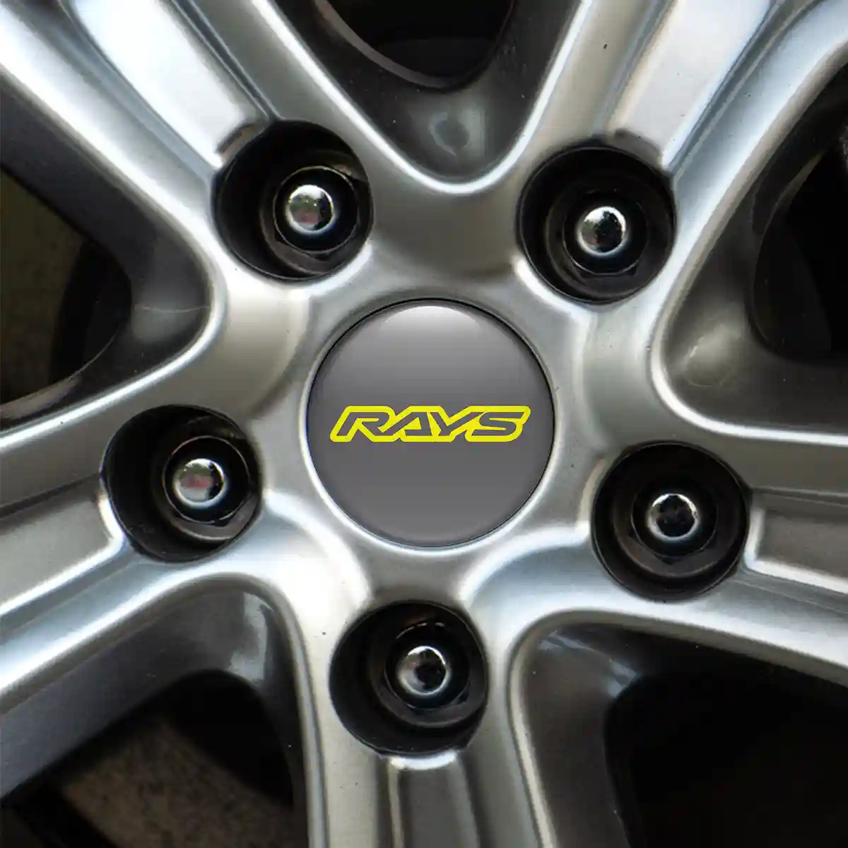 RAYS Logo Sticker Sleek Style