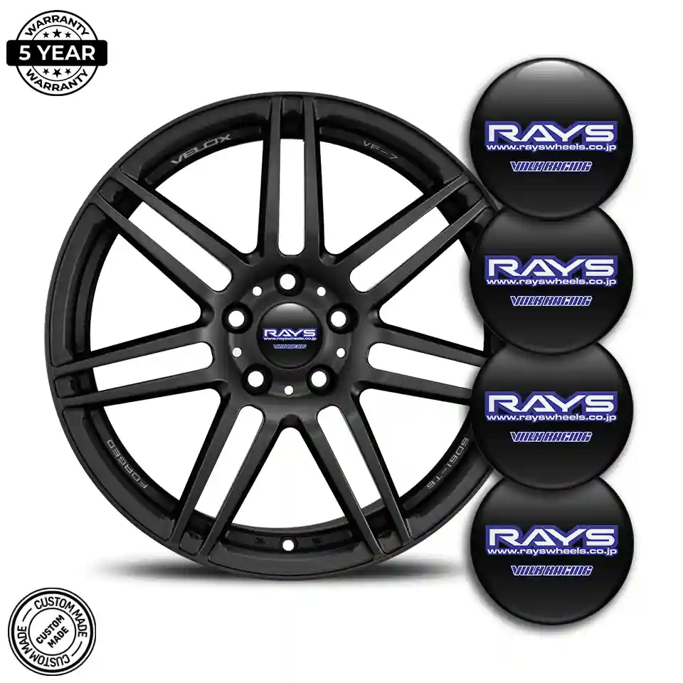 RAYS Silicone Emblem Self-Adhesive Elite Finish