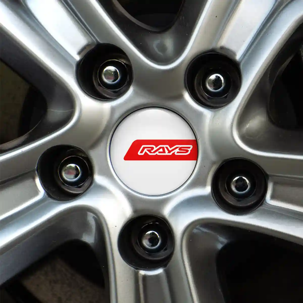 RAYS Silicone Emblem Self-Adhesive Prime Quality