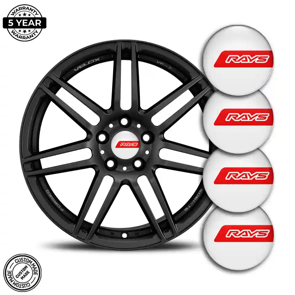 RAYS Silicone Emblem Self-Adhesive Prime Quality