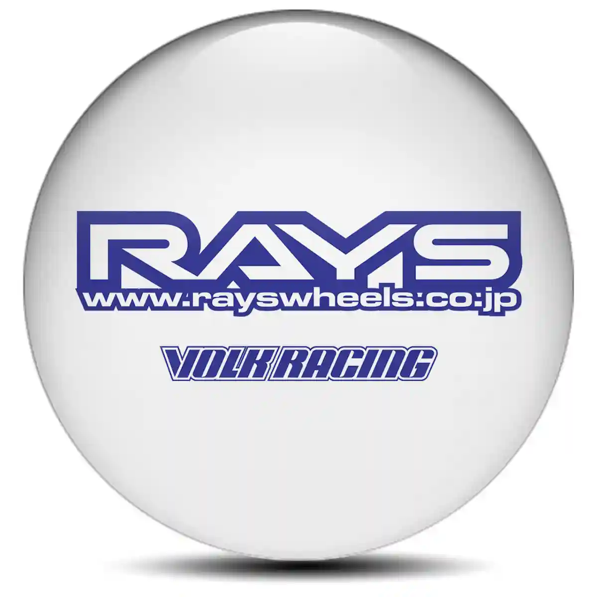 RAYS Silicone Emblem Self-Adhesive Refined Design