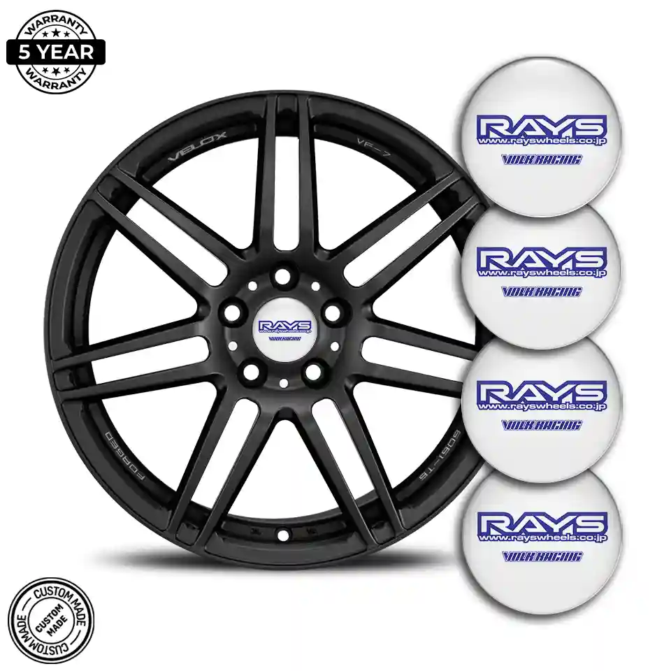 RAYS Silicone Emblem Self-Adhesive Refined Design