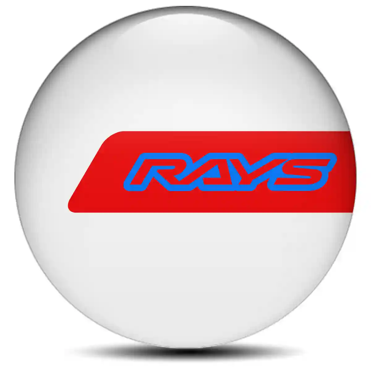 RAYS Silicone Emblem Sleek Style