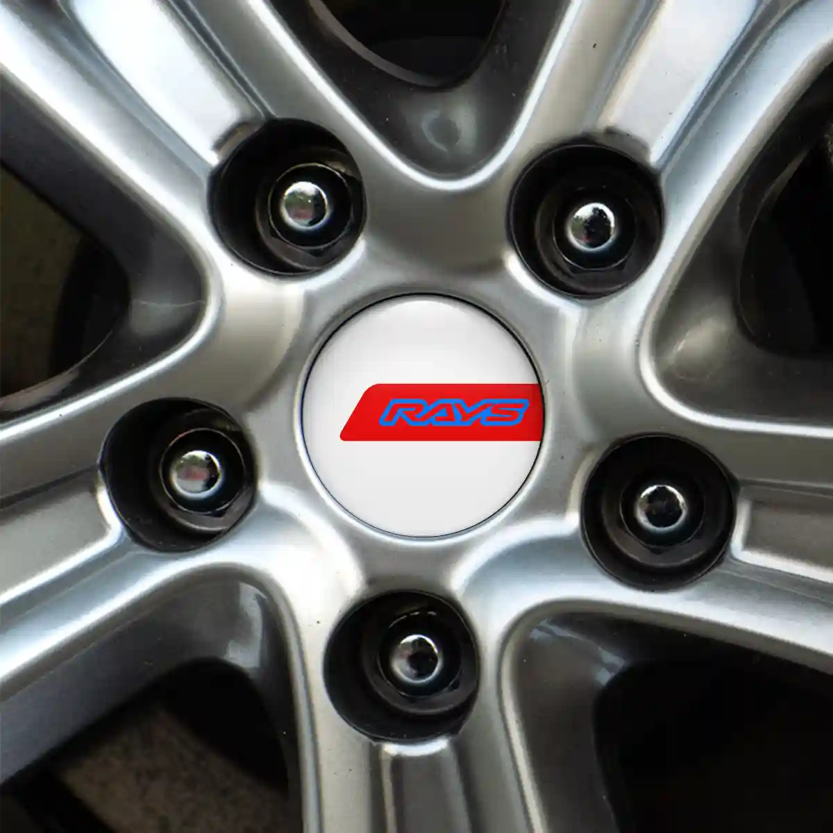 RAYS Silicone Emblem Sleek Style