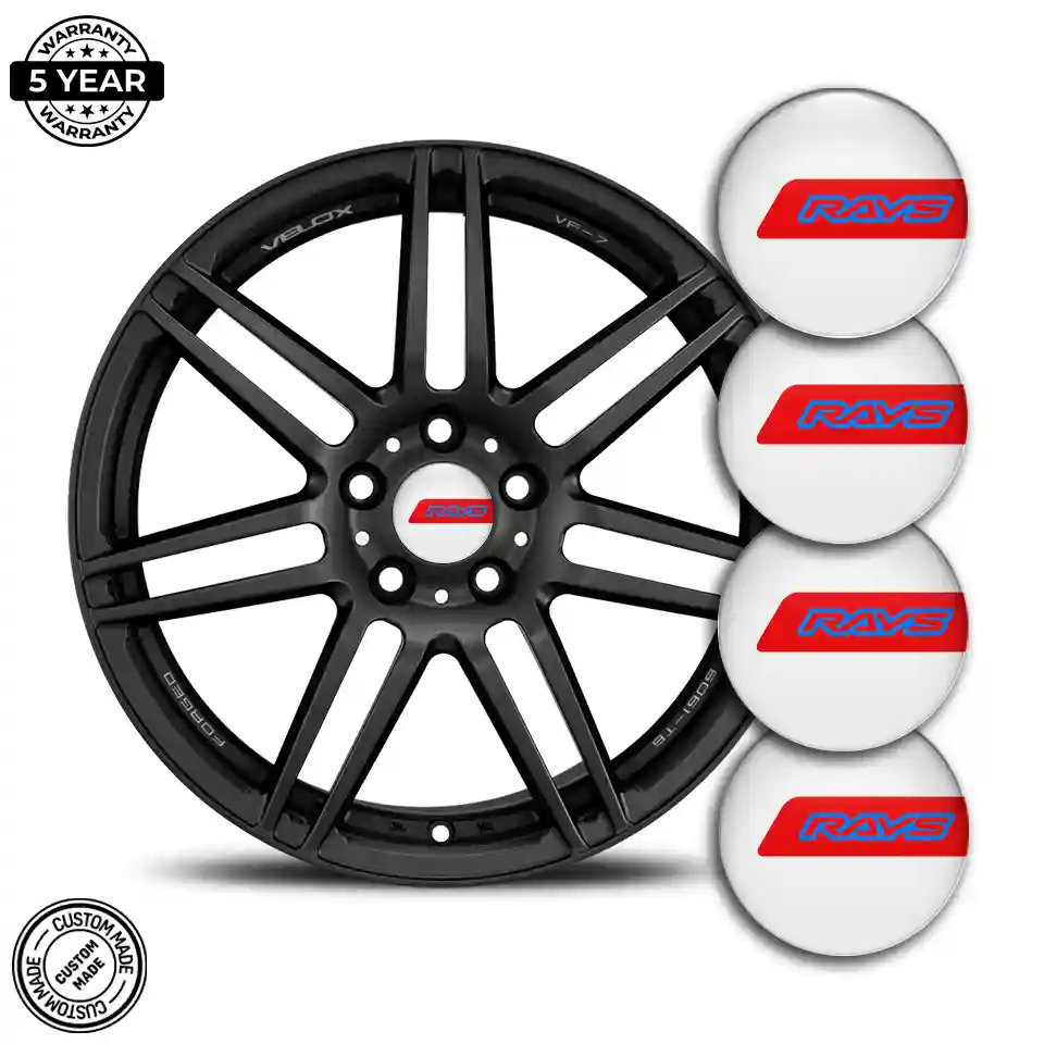 RAYS Silicone Emblem Sleek Style