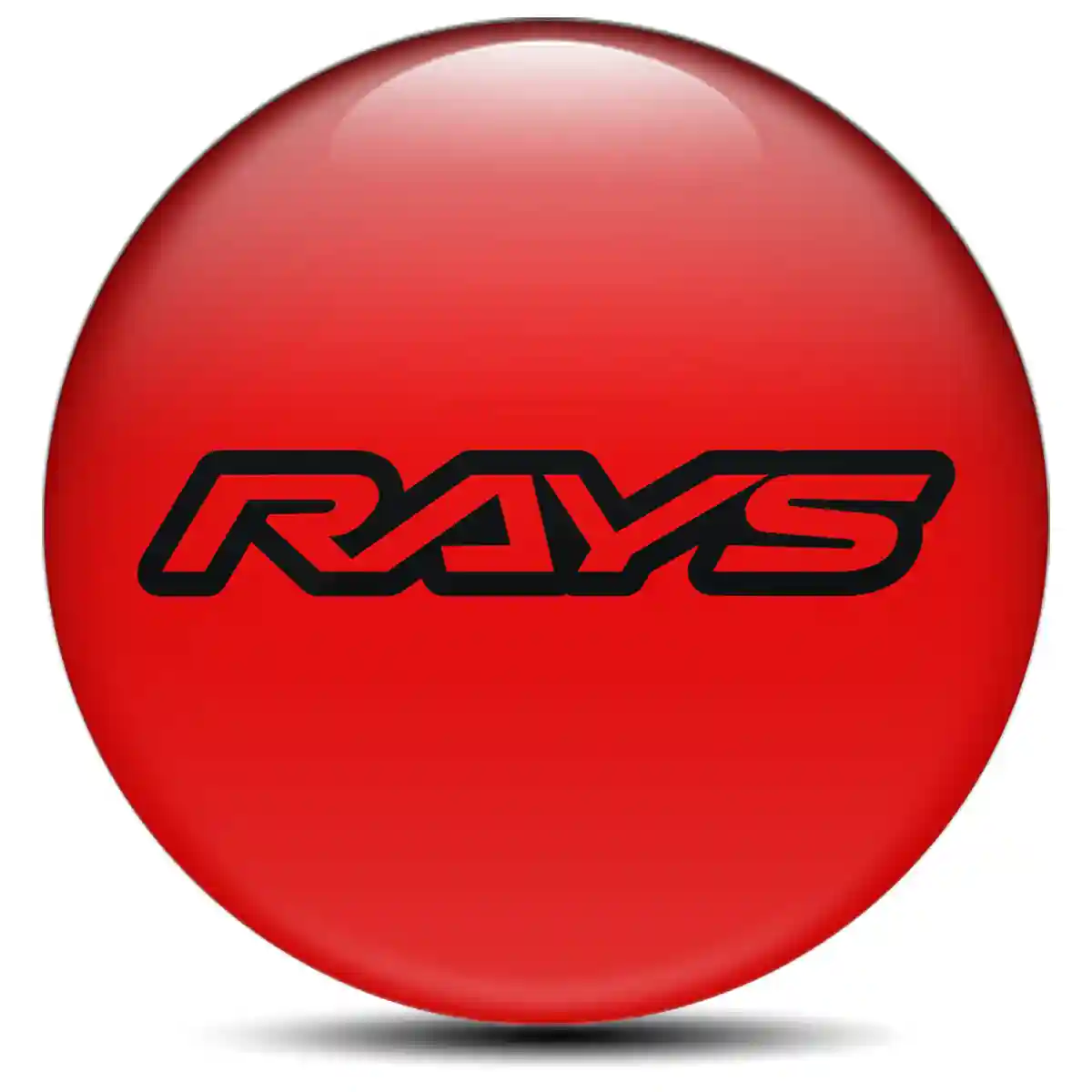 RAYS Silicone Sticker Sleek Style