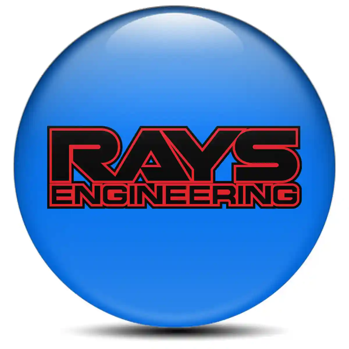 RAYS Wheel Emblem Self-Adhesive Refined Design