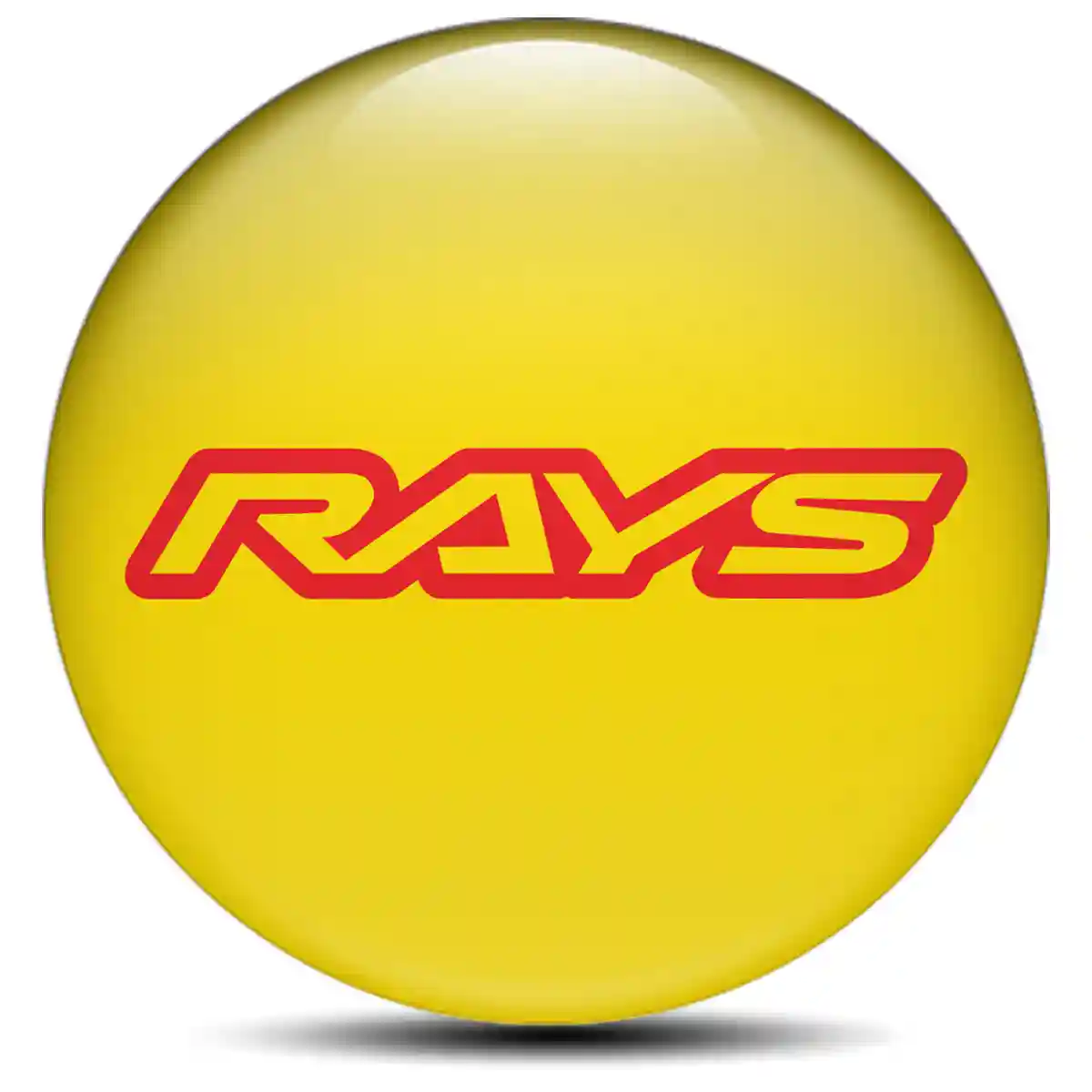 RAYS Wheel Emblem Self-Adhesive Sleek Style