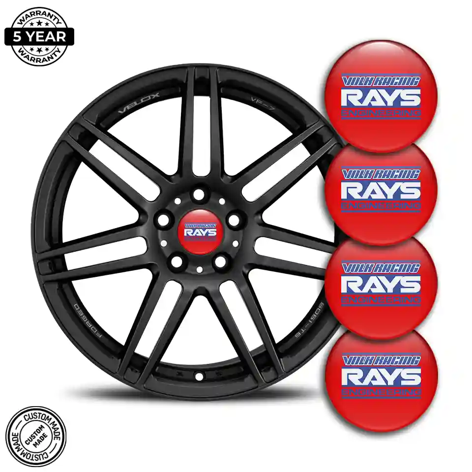 RAYS Wheel Emblems Refined Design