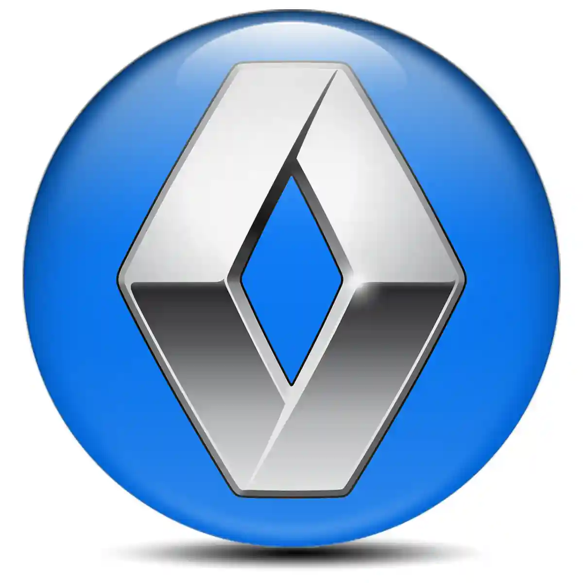 Renault Domed Sticker Elite Finish