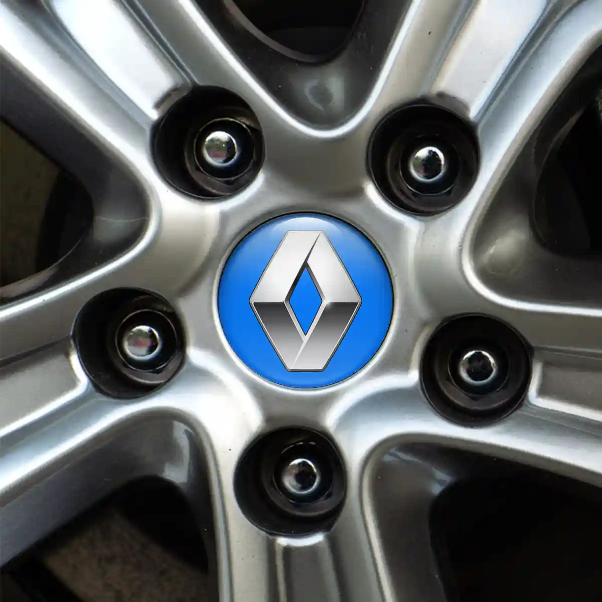Renault Domed Sticker Elite Finish