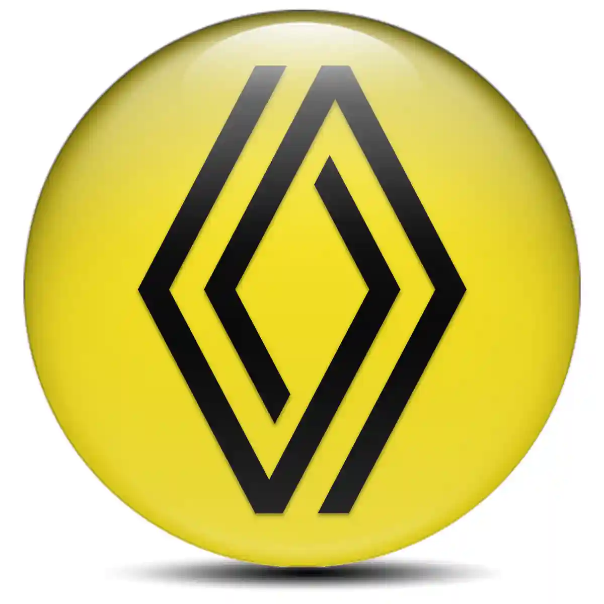 Renault Emblem Badge Elite Finish