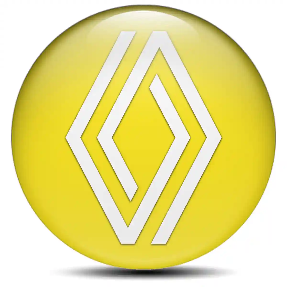 Renault Emblem Badge Self-Adhesive Refined Design