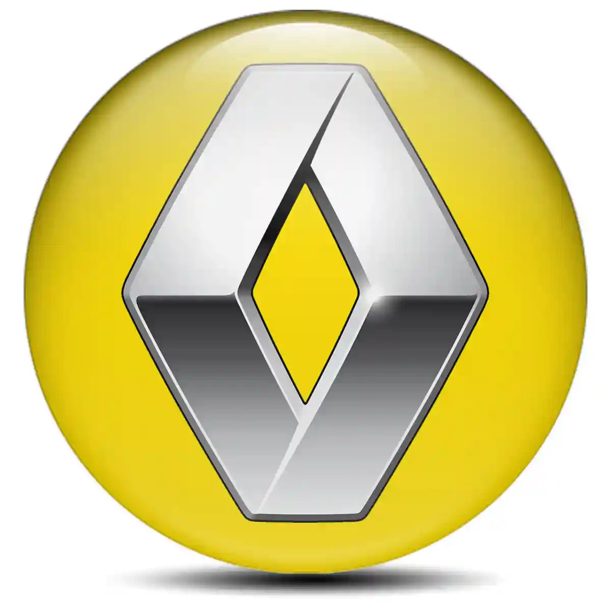 Renault Logo Silicone Badge Self-Adhesive Elite Finish