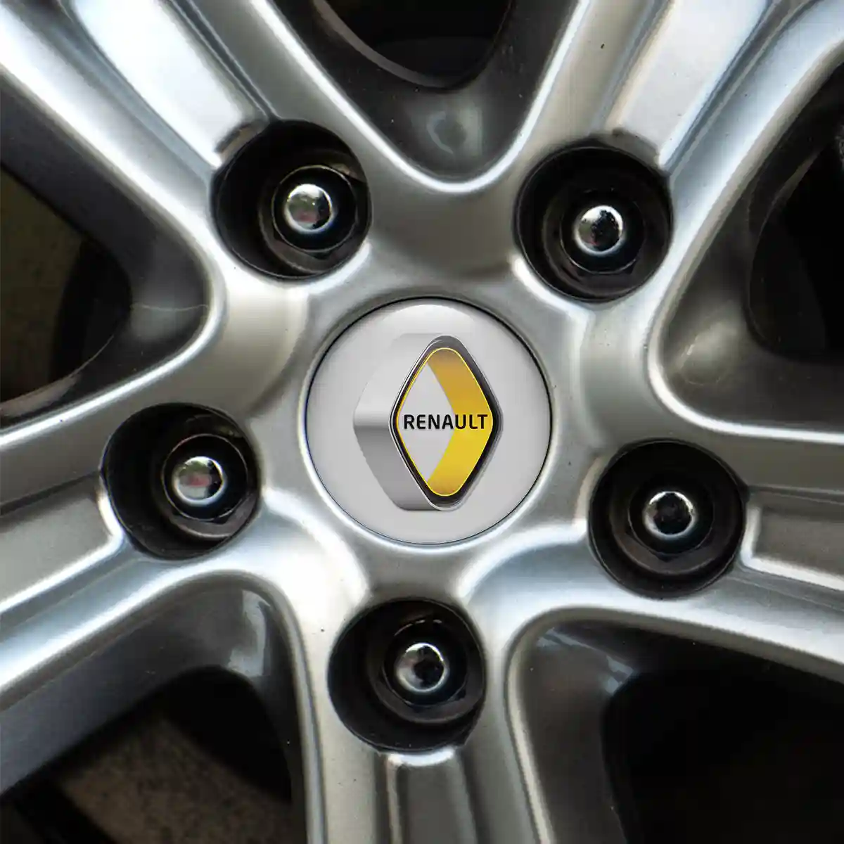 Renault Logo Silicone Sticker Refined Design