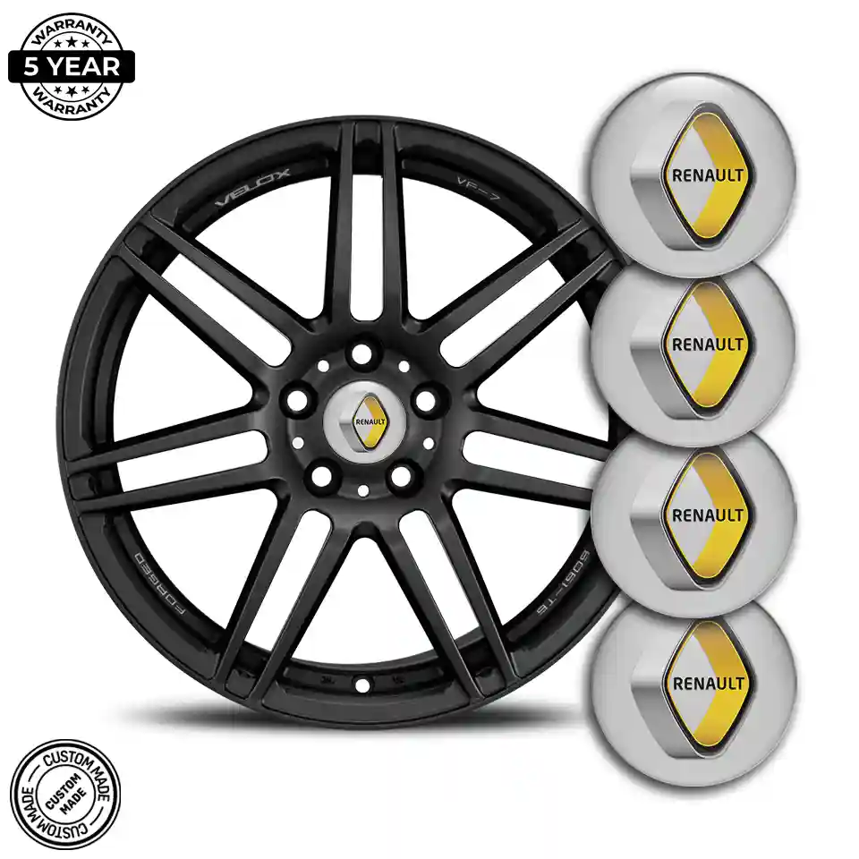 Renault Logo Silicone Sticker Refined Design