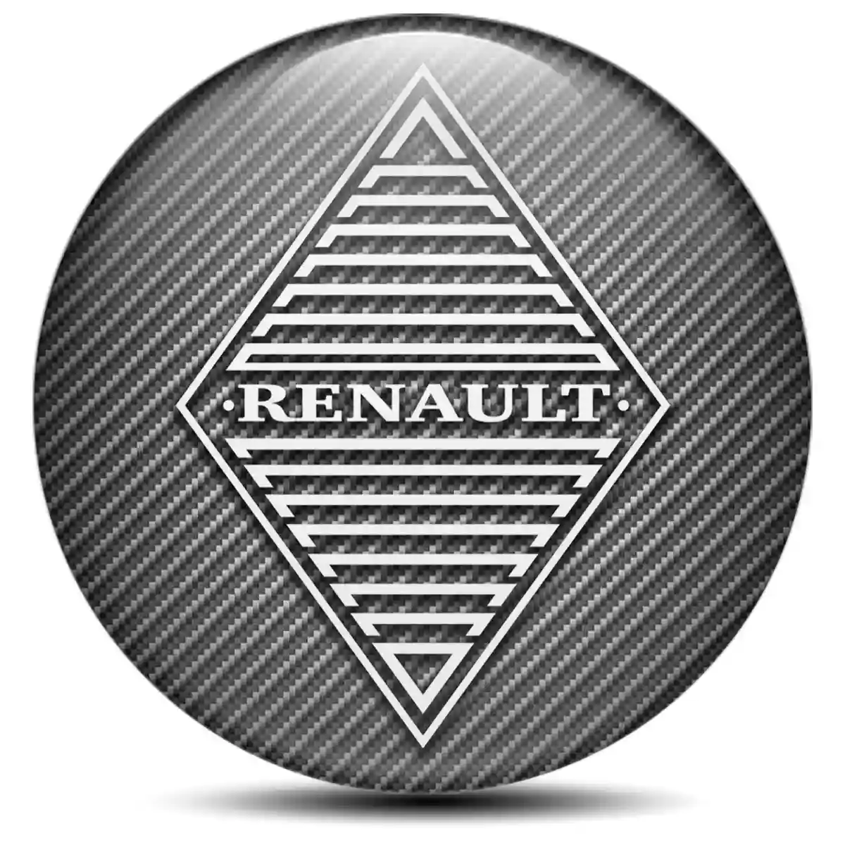 Renault Logo Silicone Sticker Self-Adhesive Elite Finish