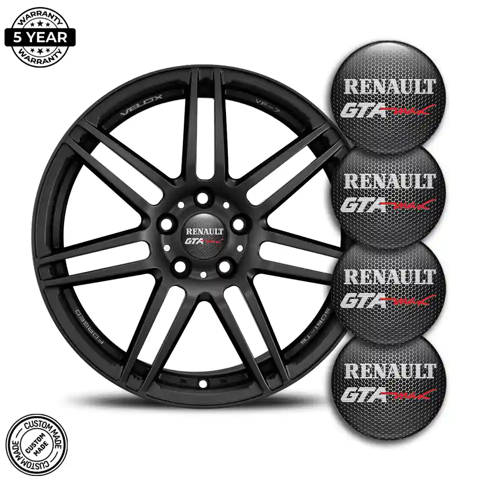 Renault Logo Silicone Sticker Self-Adhesive Refined Design