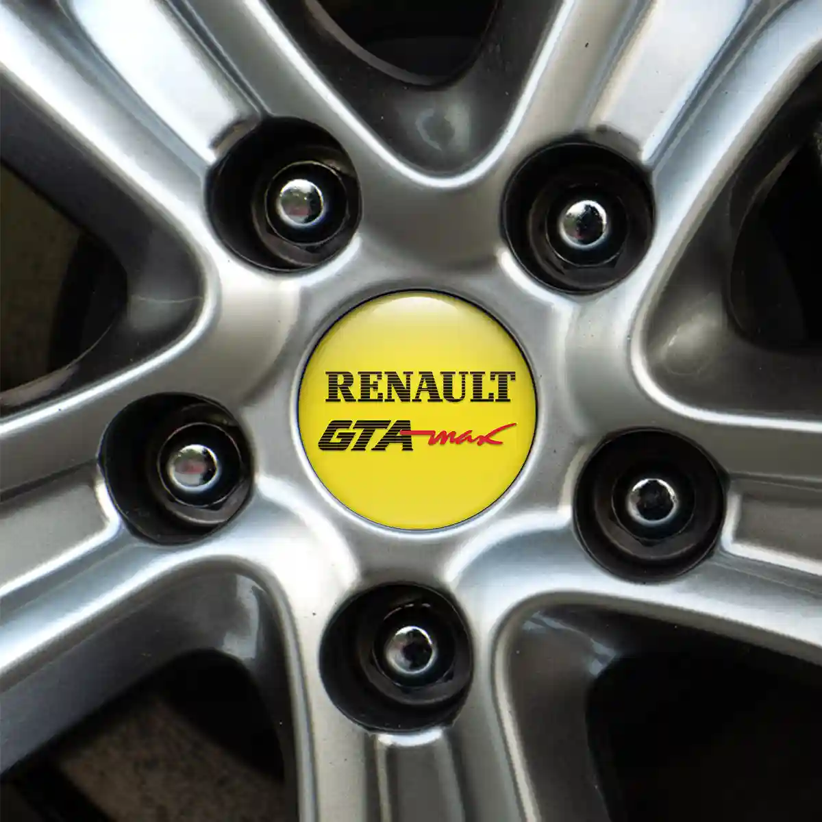 Renault Logo Silicone Sticker Self-Adhesive Sleek Style