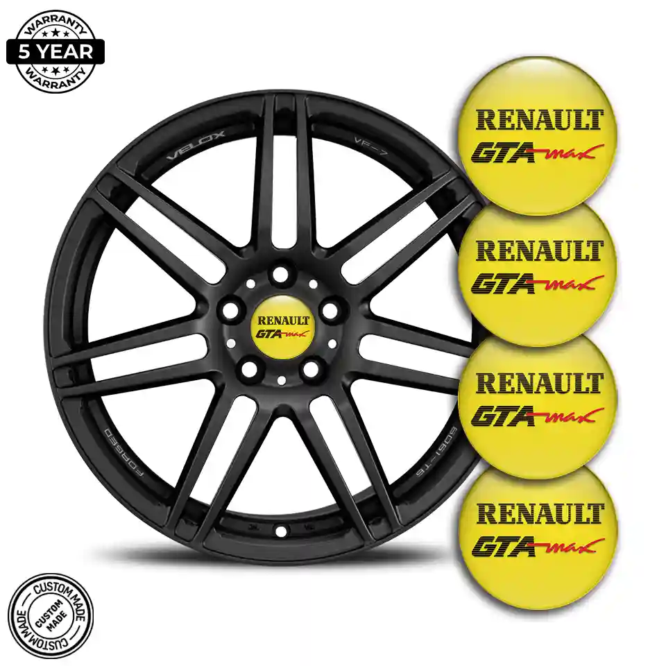 Renault Logo Silicone Sticker Self-Adhesive Sleek Style