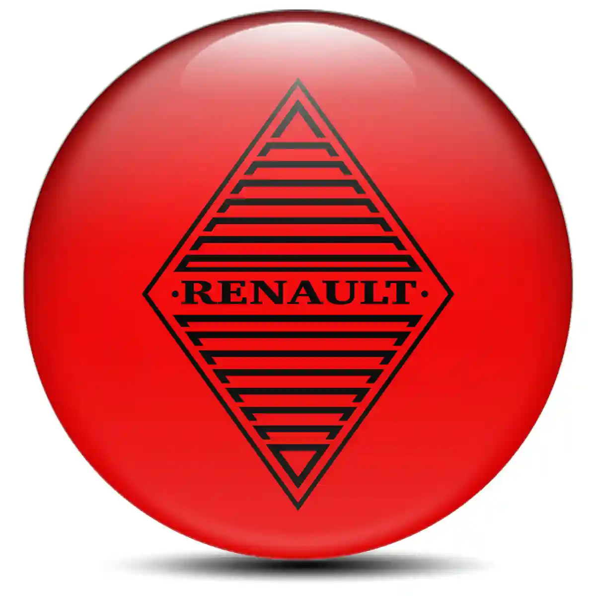 Renault Sticker Epoxy 3D Gel Refined Design