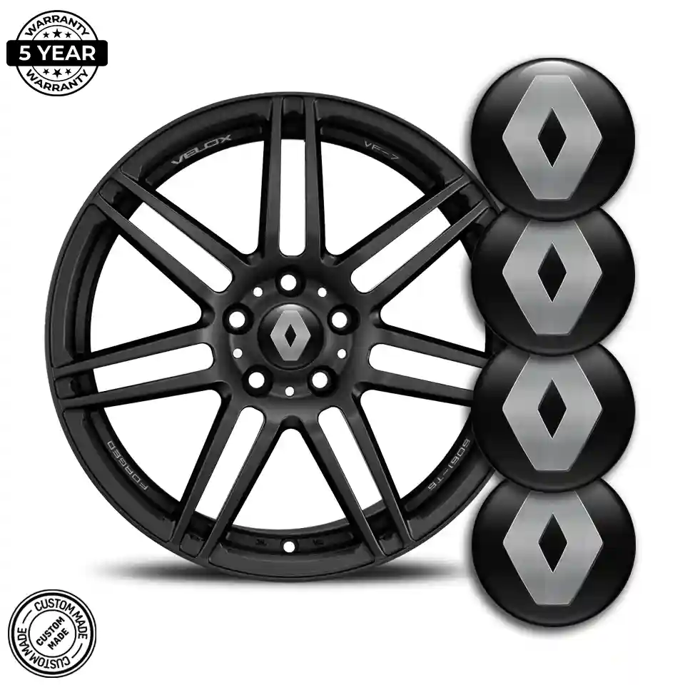 Renault Wheel Emblems Elite Finish