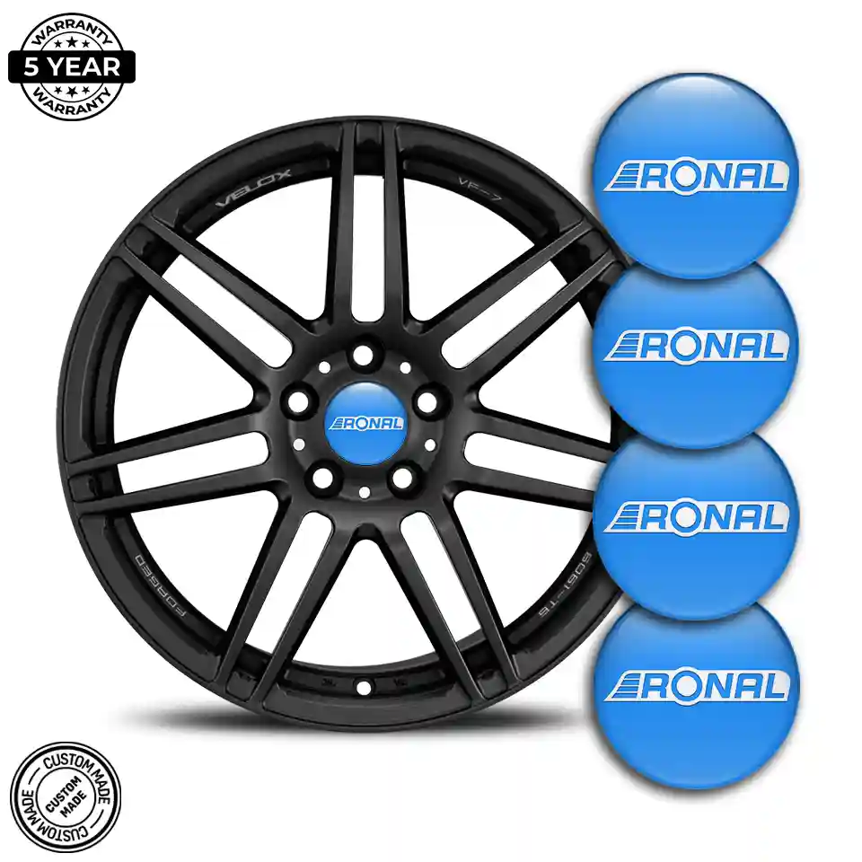 Ronal Badge Emblems Center Cap Sleek Style