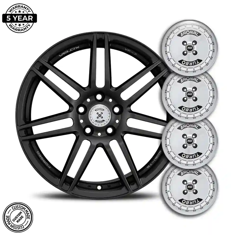 Ronal Emblem Center Hub Cap Self-Adhesive Elite Finish