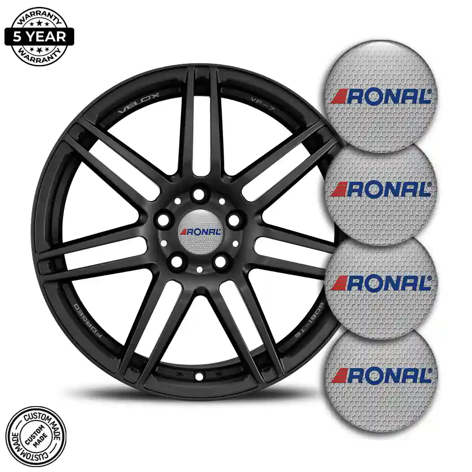 Ronal Emblem Wheel Center Caps Elite Finish